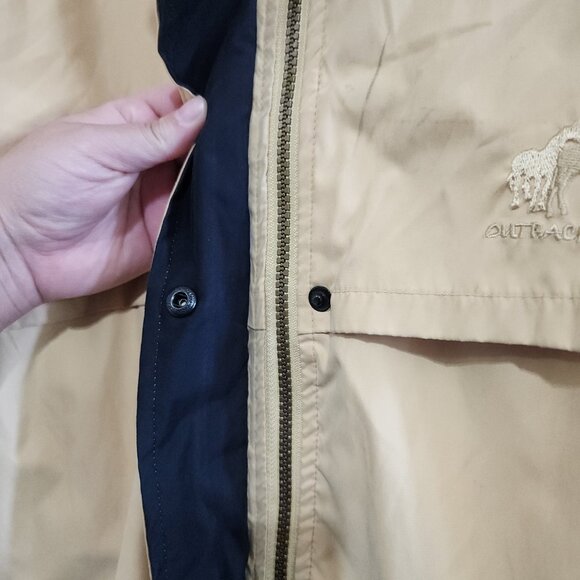 Outback Trading Co. Pak-A-Roo Parka Men's Micro Suede Jacket Size Large - Picture 10 of 13